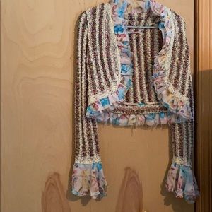 Shrug/bolaro sweater